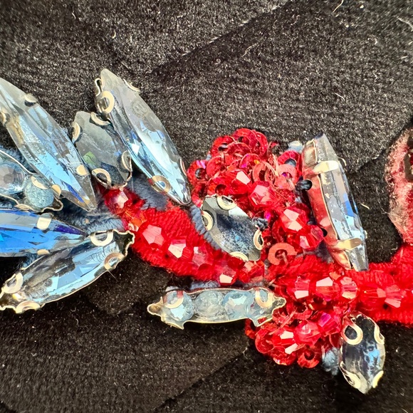 Gucci Velvet Matelasse Embroidered Mini GG Marmont Shoulder Bag - Picture 16 of 16